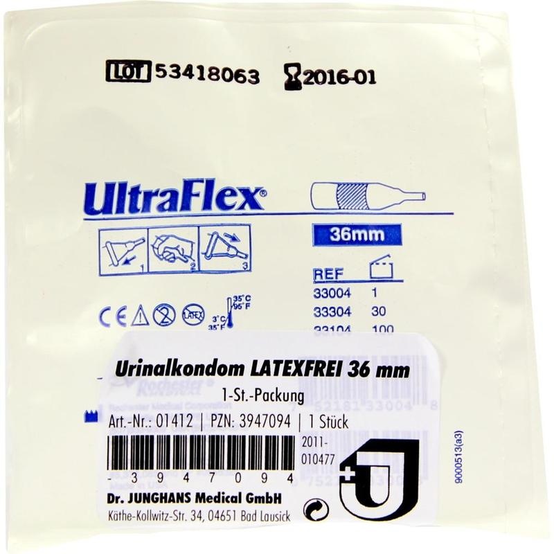 URINALKONDOM 36 mm latexfrei selbsthaftend