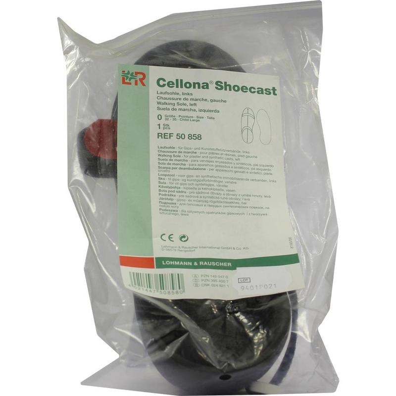 CELLONA Shoecast Laufsohle links Gr.0 32-35
