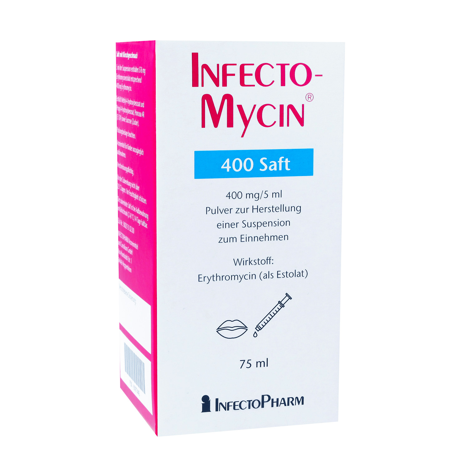 INFECTOMYCIN 400 Saft Plv.z.Herst.e.Susp.z.Einn.