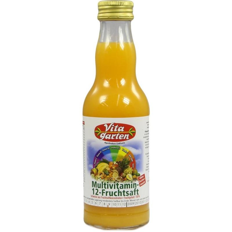 VITAGARTEN 12-Frucht-Multi-Saft Einwegflasche