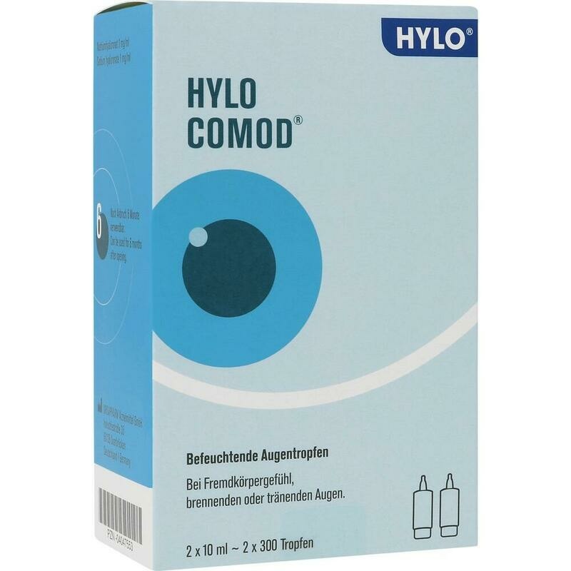 HYLO-COMOD Augentropfen – Bei Trockenheitsgefühl, Fremdkörpergefühl & Reizung