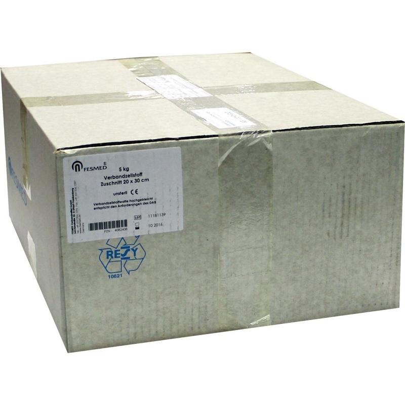 VERBANDZELLSTOFF hochgebleicht 20x30 cm