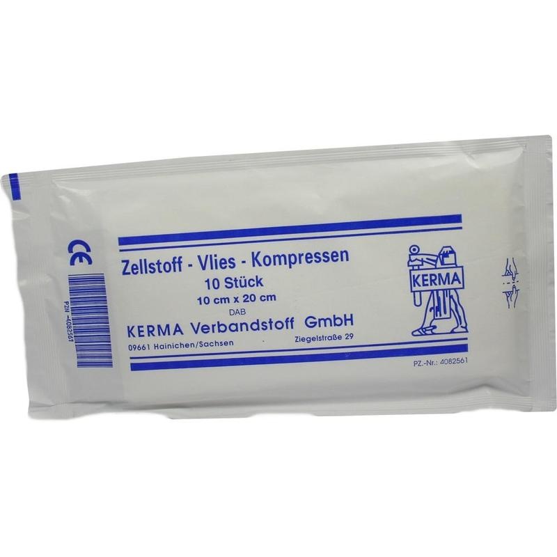 ZELLSTOFF VLIES Kompressen unsteril 10x20 cm