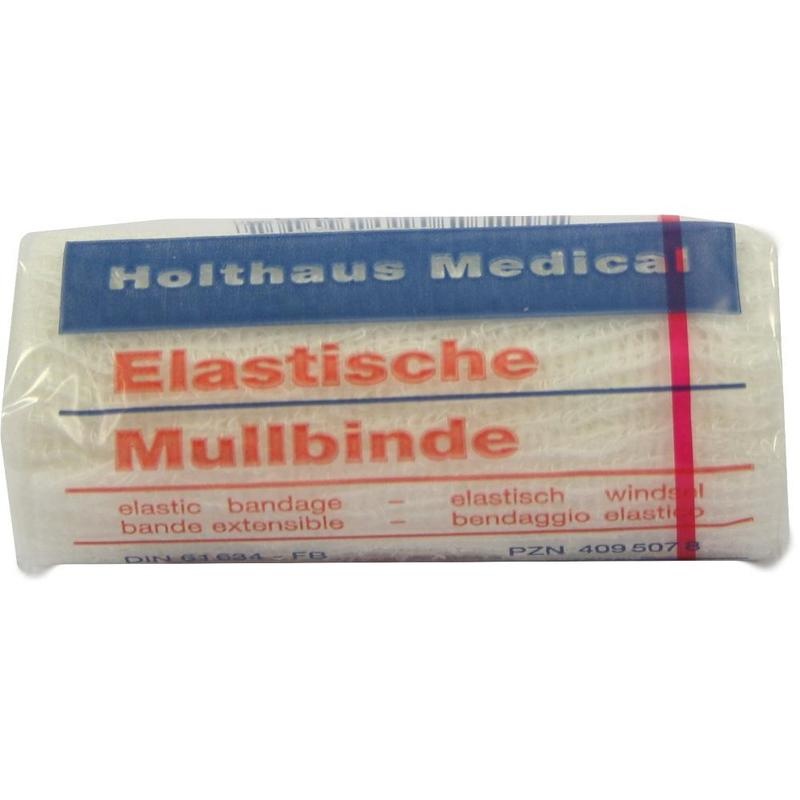 MULLBINDEN elastisch 8 cmx4 m