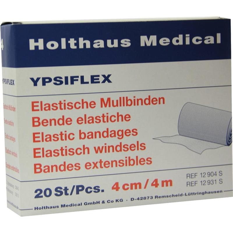 MULLBINDEN elastisch 4 cmx4 m