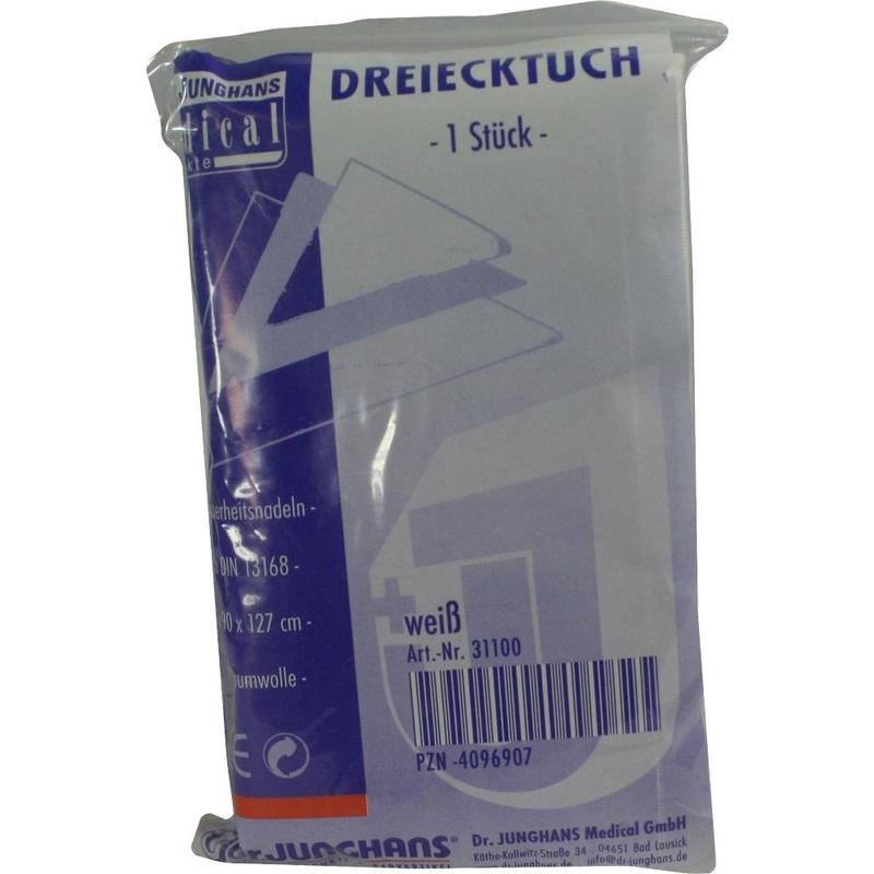 DREIECKTUCH rohweiß 90x90x127 31100