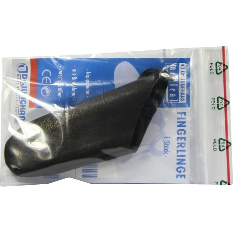 FINGERLING Nappaleder Gr.4 m.Bindeband