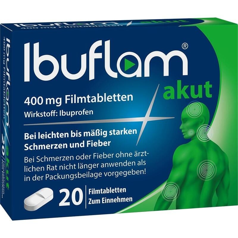 Ibuflam akut 400 mg – Ibuprofen bei Schmerzen, Entzündung & Fieber