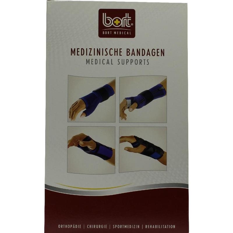 BORT Daumen-Hand-Bandage S blau