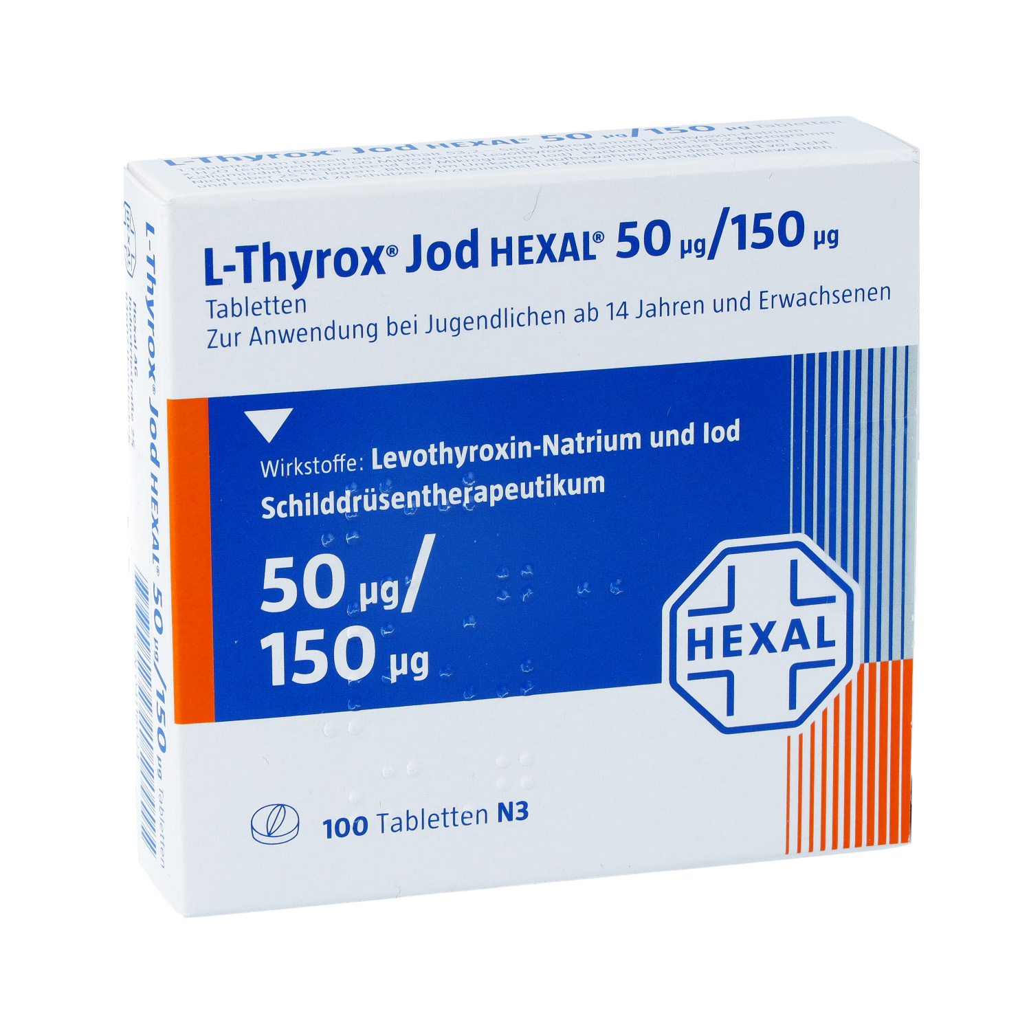 L-THYROX Jod HEXAL 50/150 Tabletten