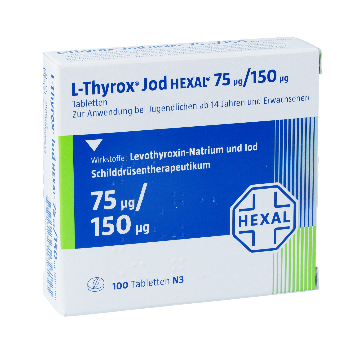 L-THYROX Jod HEXAL 75/150 Tabletten