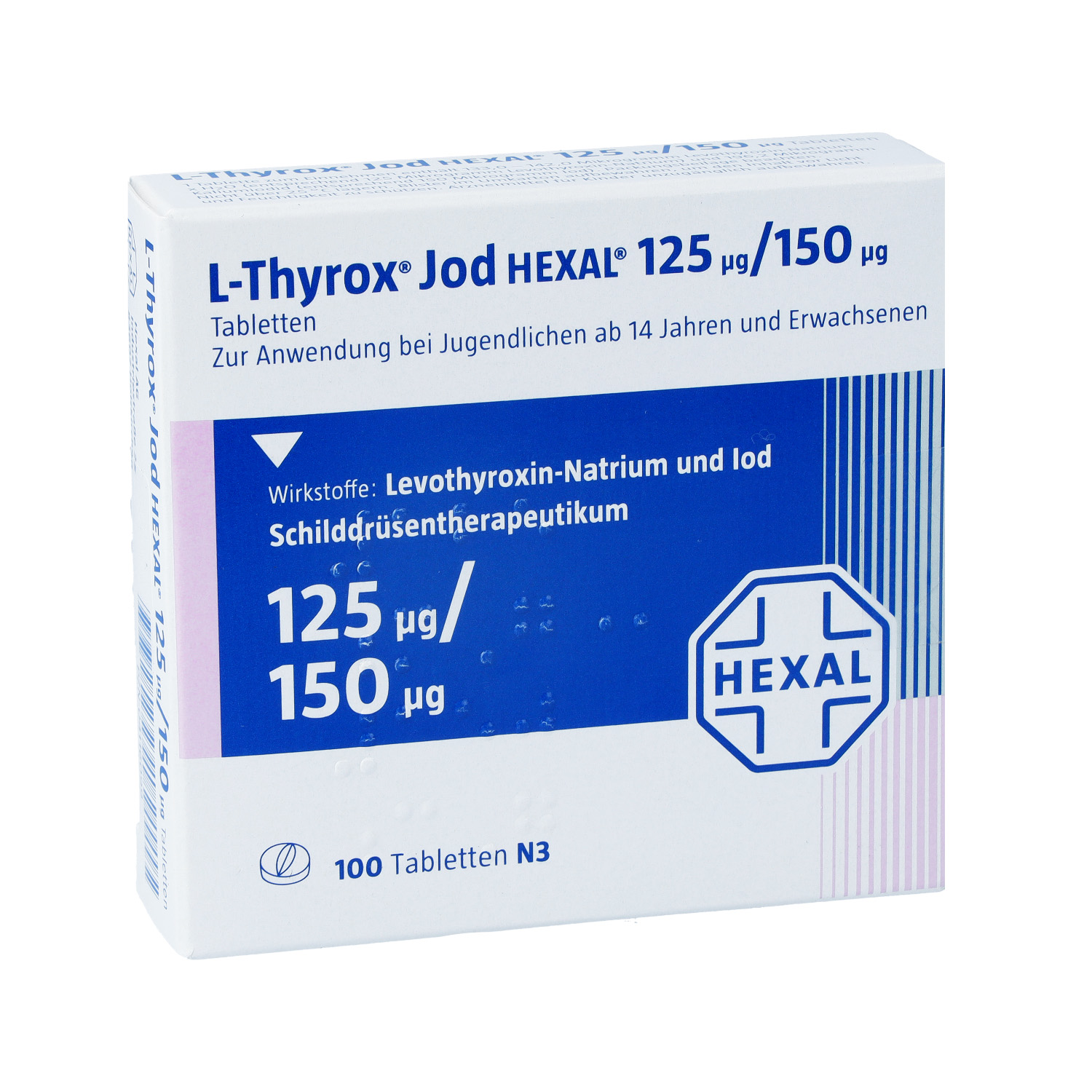 L-THYROX Jod HEXAL 125/150 Tabletten