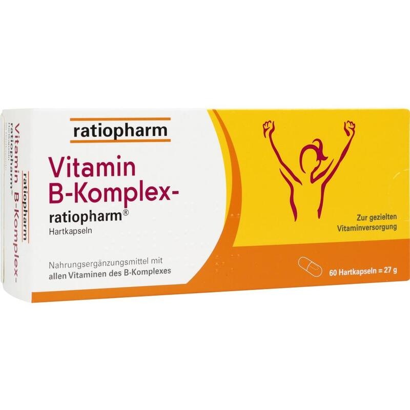 Vitamin B-Komplex-ratiopharm Hartkapseln – Alle 8 B-Vitamine in 1 Kapsel