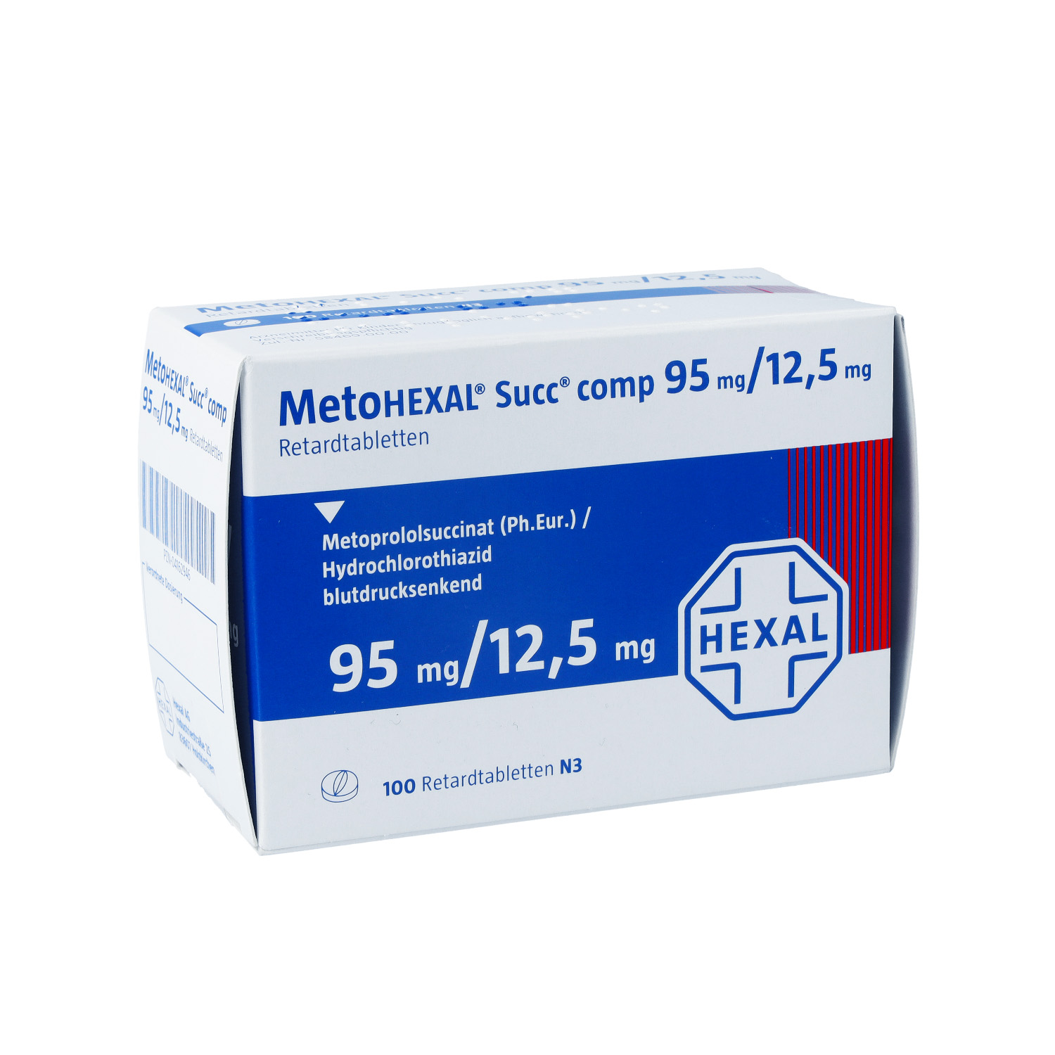 METOHEXAL Succ comp. 95mg/12,5mg Retardtabletten