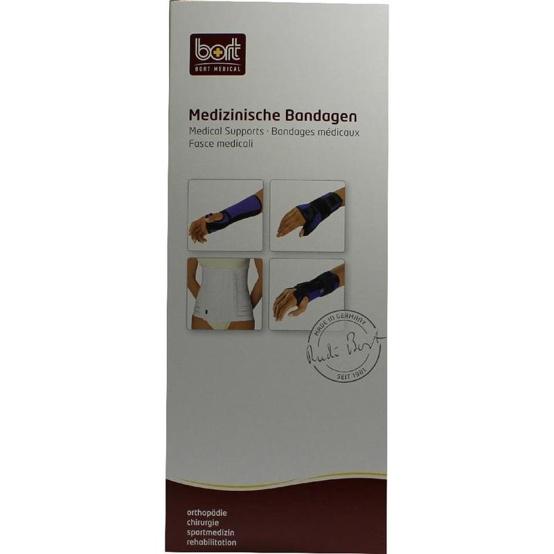 BORT Arm Handgel.Schiene links S blau/schw.