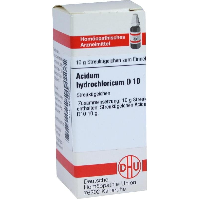 ACIDUM HYDROCHLORICUM D 10 Globuli