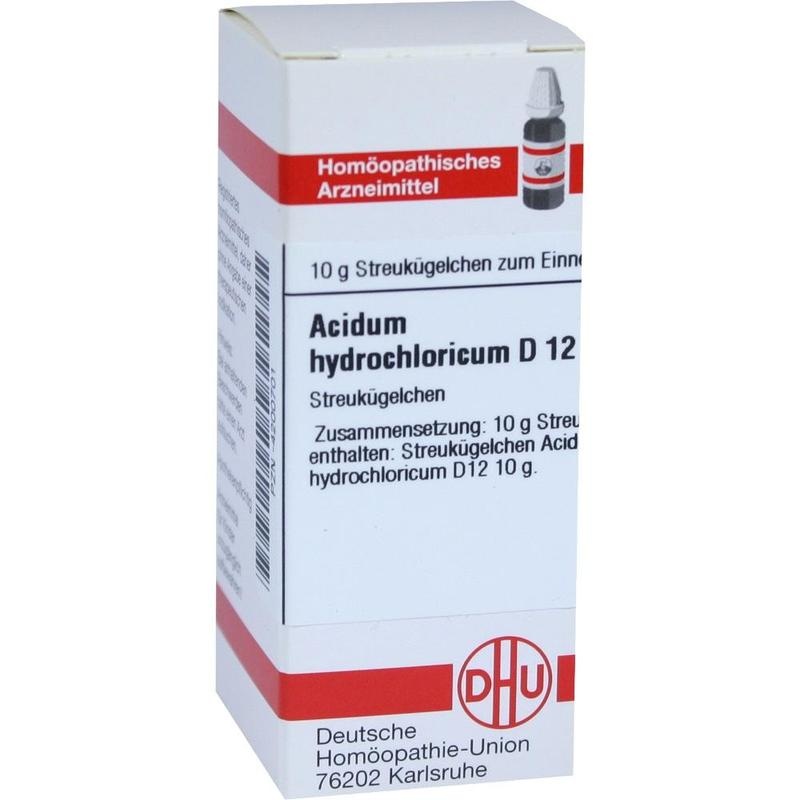 ACIDUM HYDROCHLORICUM D 12 Globuli