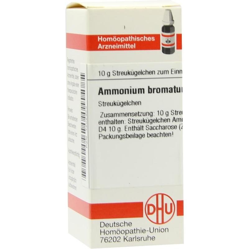 AMMONIUM BROMATUM D 4 Globuli