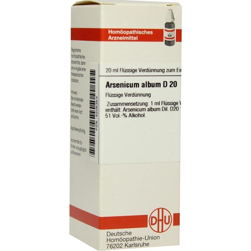 ARSENICUM ALBUM D 20 Dilution