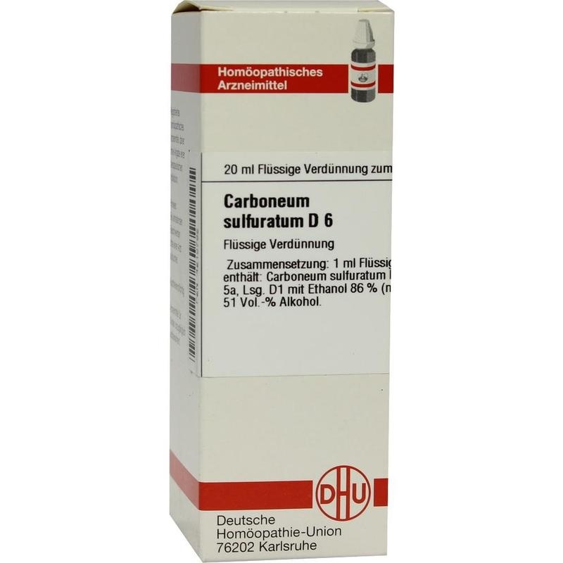 CARBONEUM SULFURATUM D 6 Dilution
