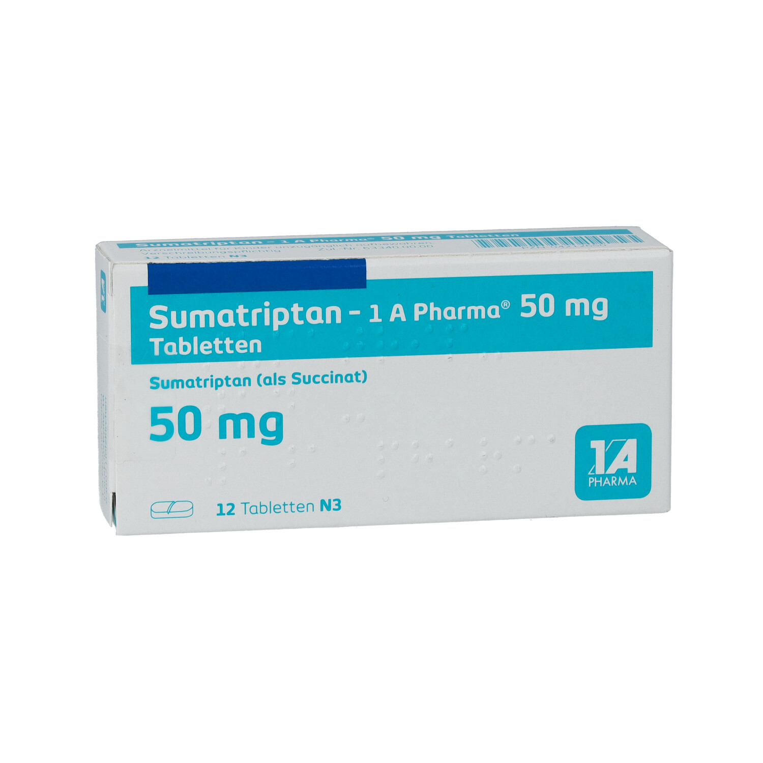 SUMATRIPTAN-1A Pharma 50 mg Tabletten