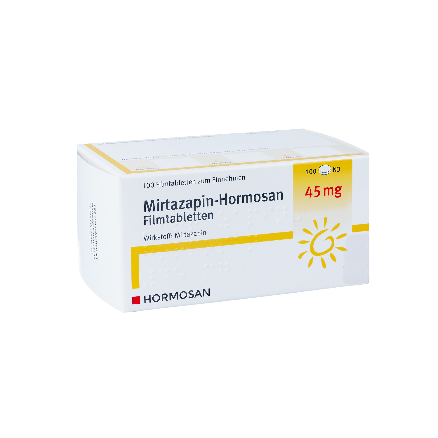 MIRTAZAPIN Hormosan 45 mg Filmtabletten