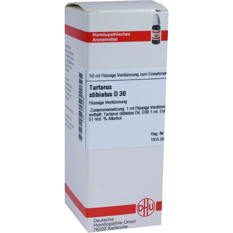 TARTARUS STIBIATUS D 30 Dilution