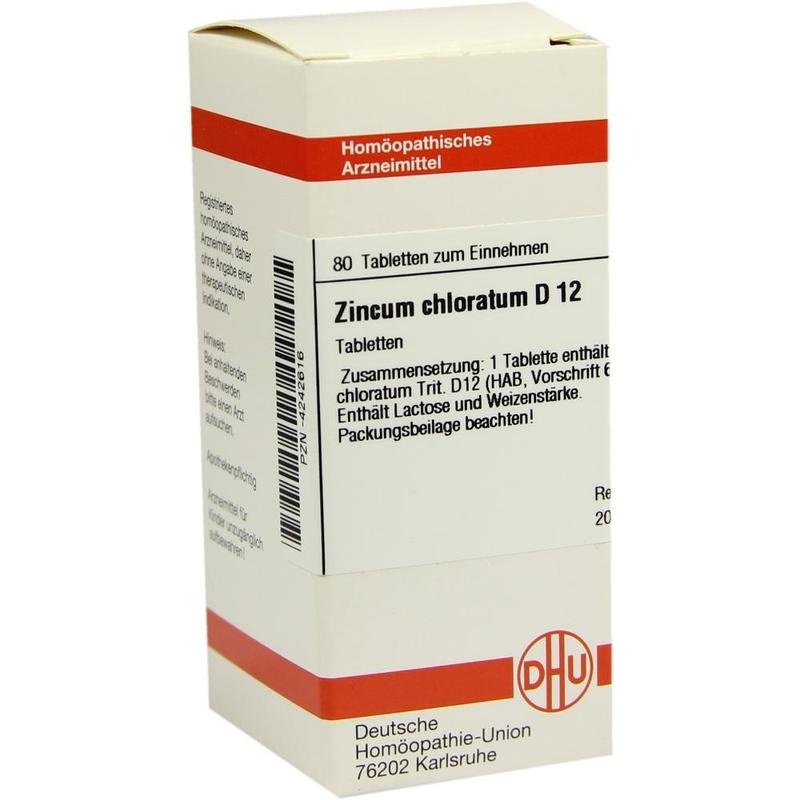 ZINCUM CHLORATUM D 12 Tabletten