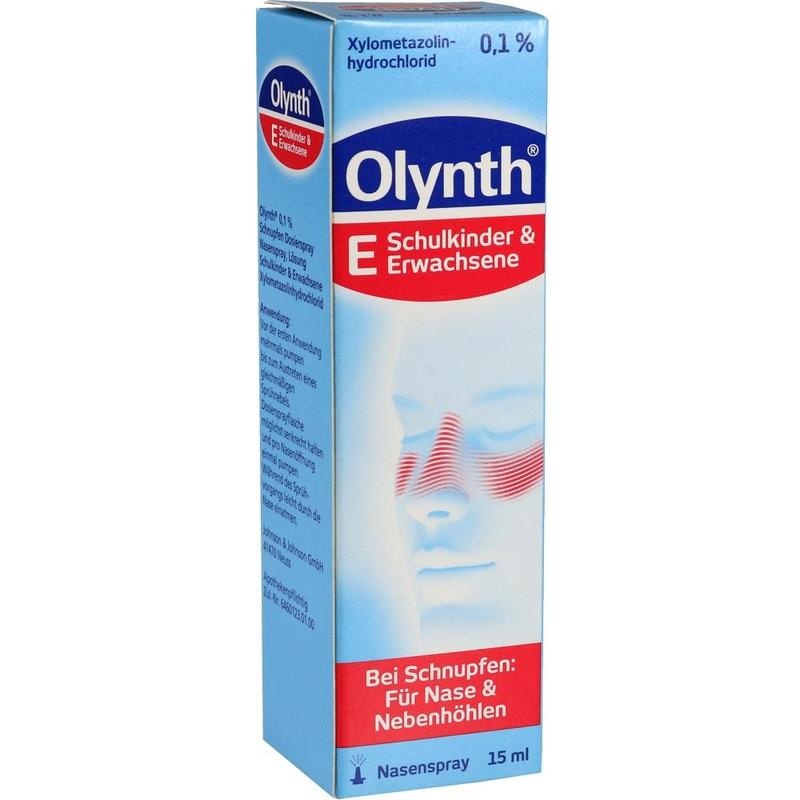 Olynth 0,1 % Nasendosierspray für Erwachsene – Bei Schnupfen