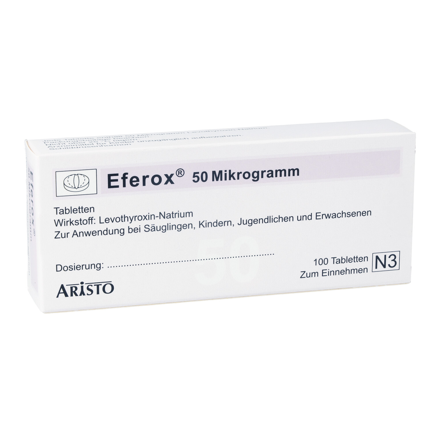 EFEROX 50 Mikrogramm Tabletten