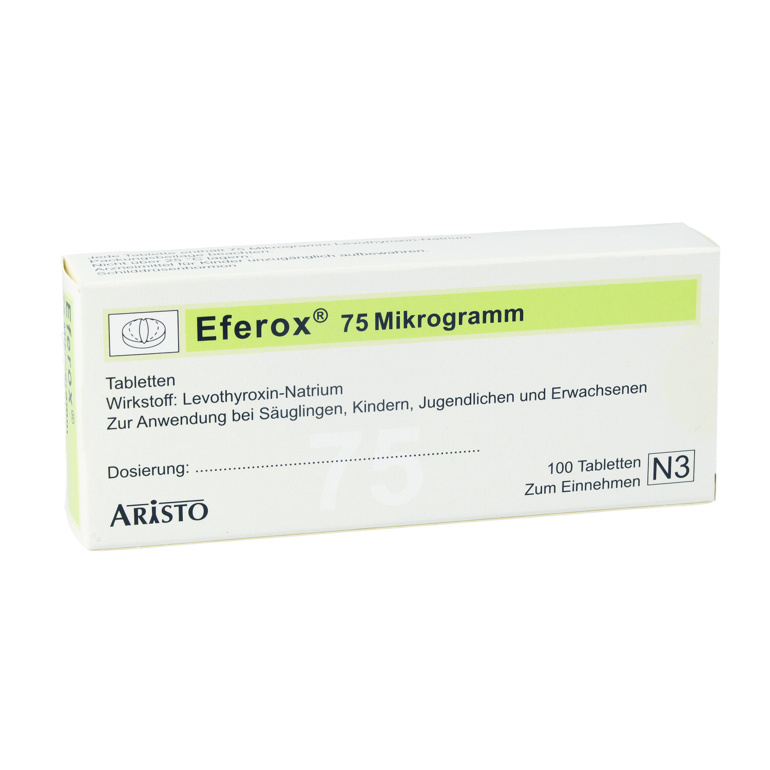 EFEROX 75 Mikrogramm Tabletten