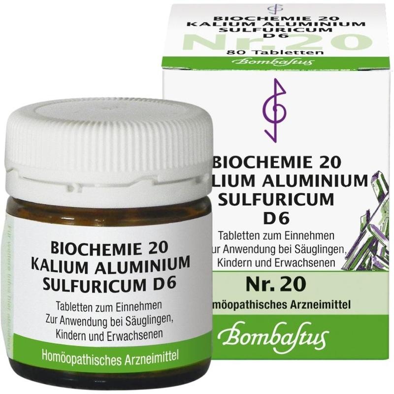 BIOCHEMIE 20 Kalium aluminium sulfuricum D 6 Tabl.