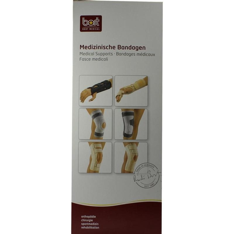 BORT Kniebandage m.Gelenk XXL silber