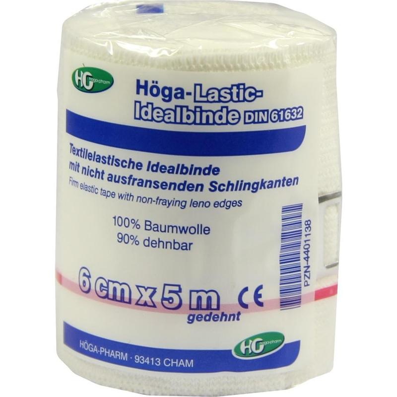 HÖGA-LASTIC Idealbinde 6 cmx5 m m.Cellophan