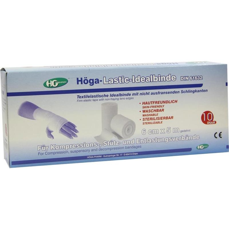 HÖGA-LASTIC Idealbinde 6 cmx5 m o.Cellophan