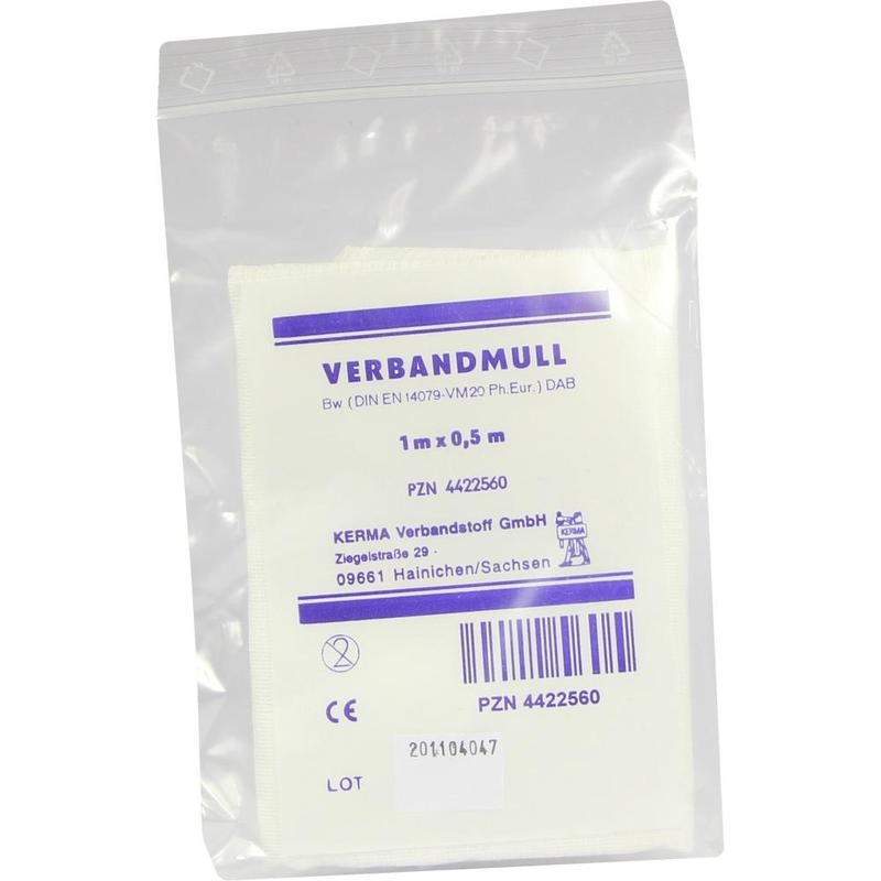 VERBANDMULL 0,5x1 m unsteril