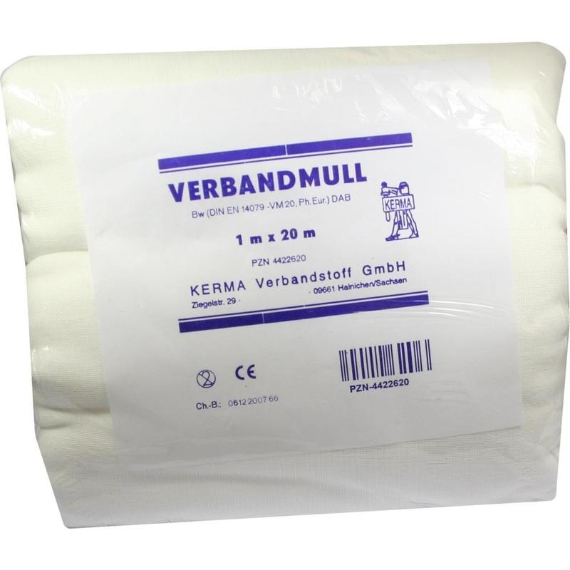 VERBANDMULL 1x20 m unsteril