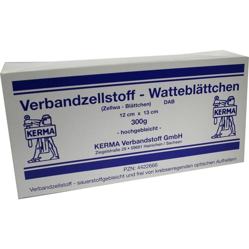 VERBANDZELLSTOFF WATTEBLÄTTCHEN hochgebl.12x13 cm