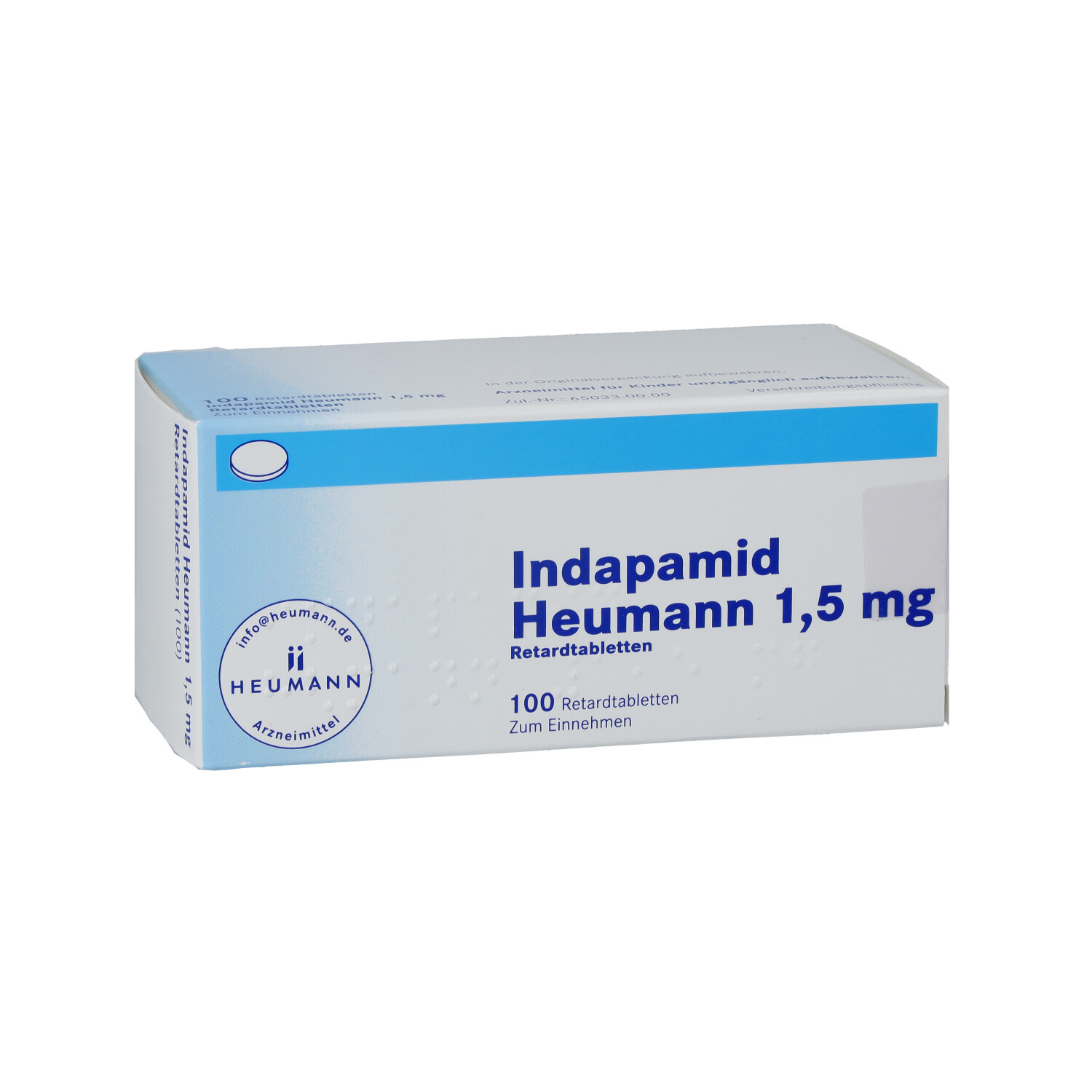 INDAPAMID Heumann 1,5 mg Retardtabletten