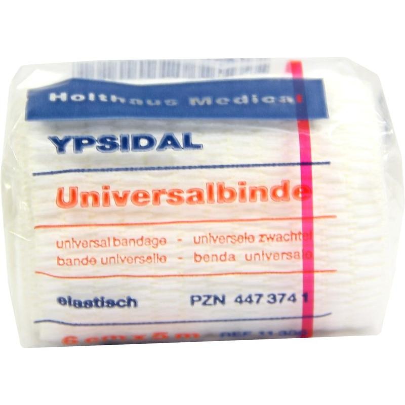 UNIVERSALBINDE YPSIDAL 6 cmx5 m i.Zellg.weiß