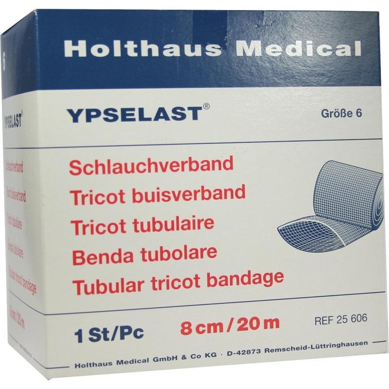 SCHLAUCHVERBAND YPSELAST Gr.6 20 m weiß