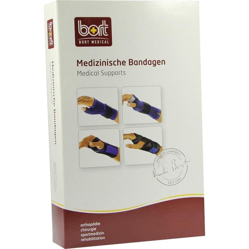 BORT Handgelenkstütze m.Daumenausspar.XL blau