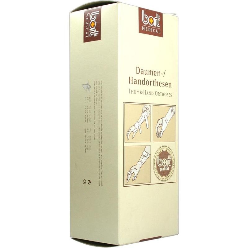 BORT Daumen-Handorthese links S schwarz