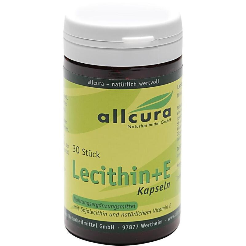 LECITHIN KAPSELN+Vitamin E 1.000 mg