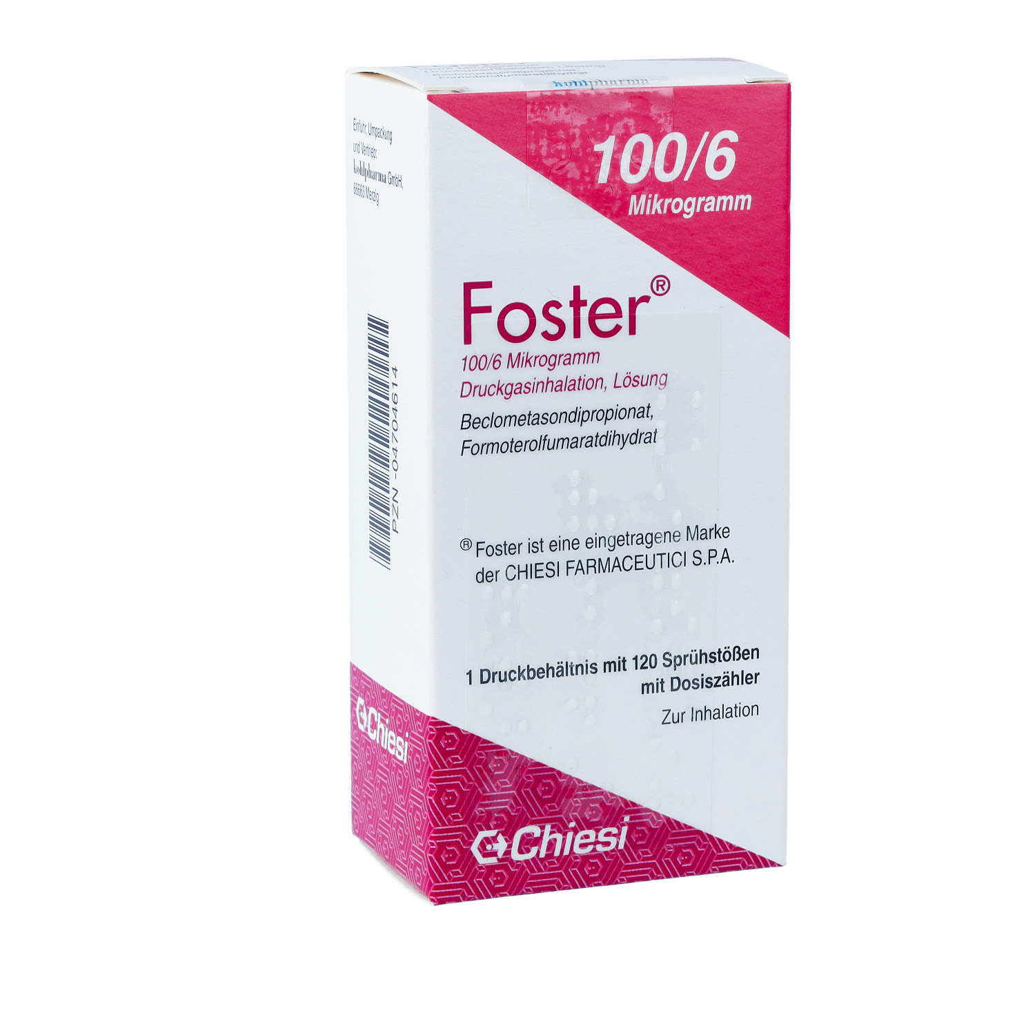 FOSTER 100/6 μg 120 Hub Dosieraerosol
