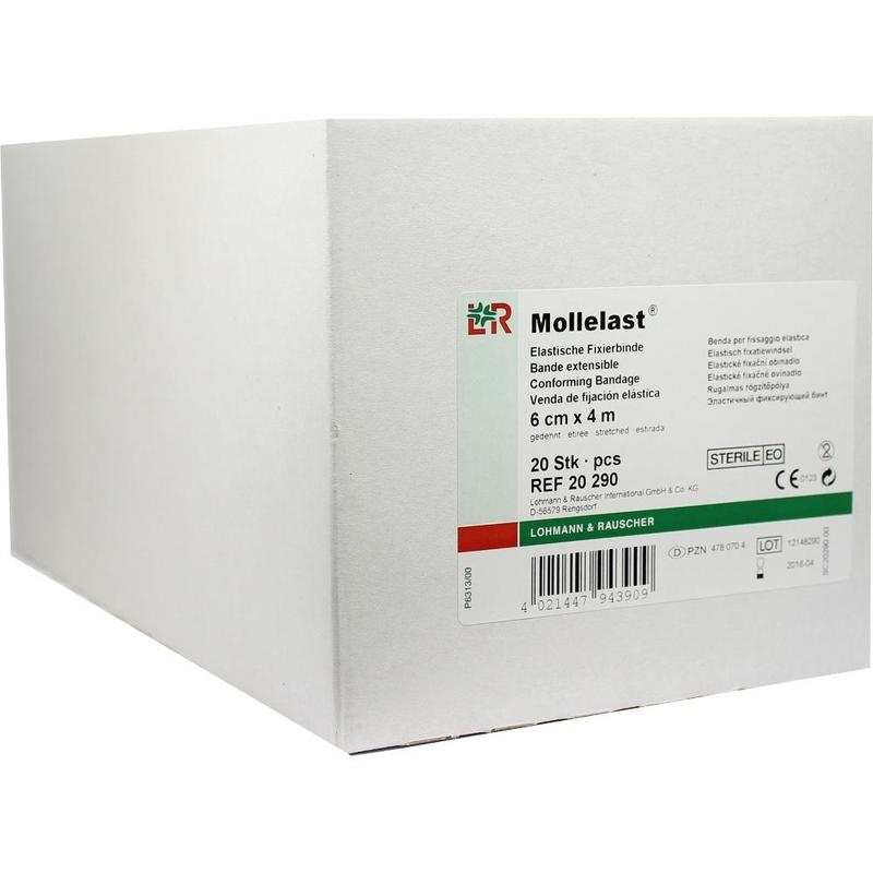 MOLLELAST Binden 6 cmx4 m steril einz.verpackt