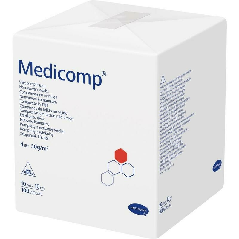 MEDICOMP Vlieskomp.unsteril 10x10 cm 4fach