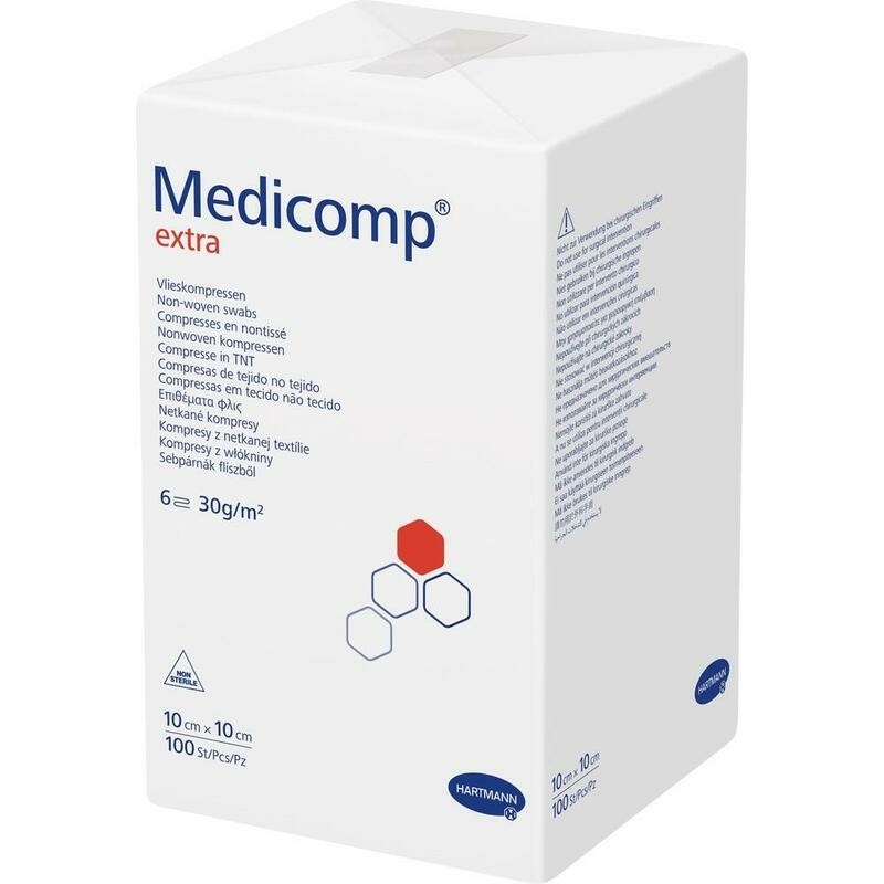 MEDICOMP extra Vlieskomp.unsteril 10x10 cm 6fach