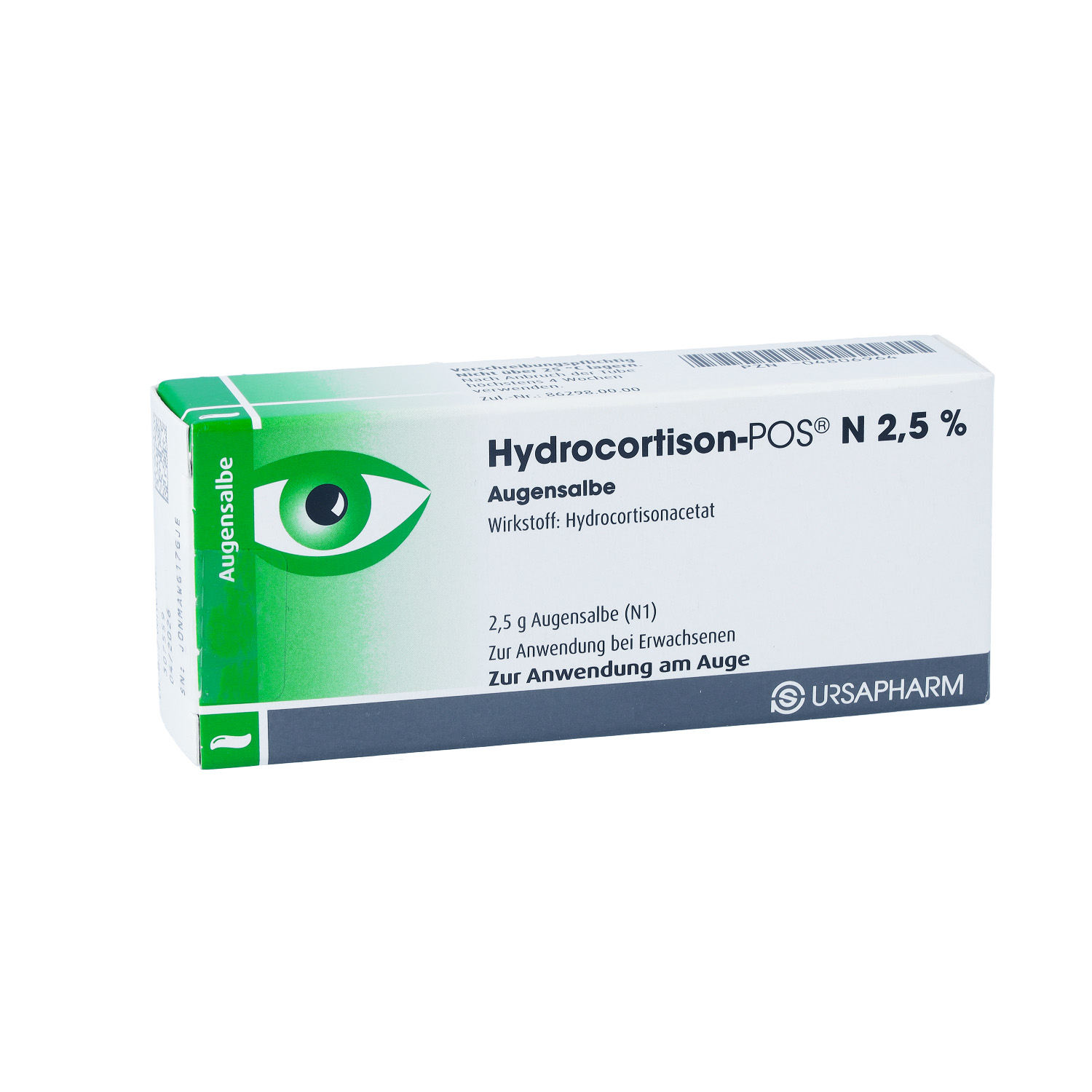 HYDROCORTISON POS N 2,5% Augensalbe