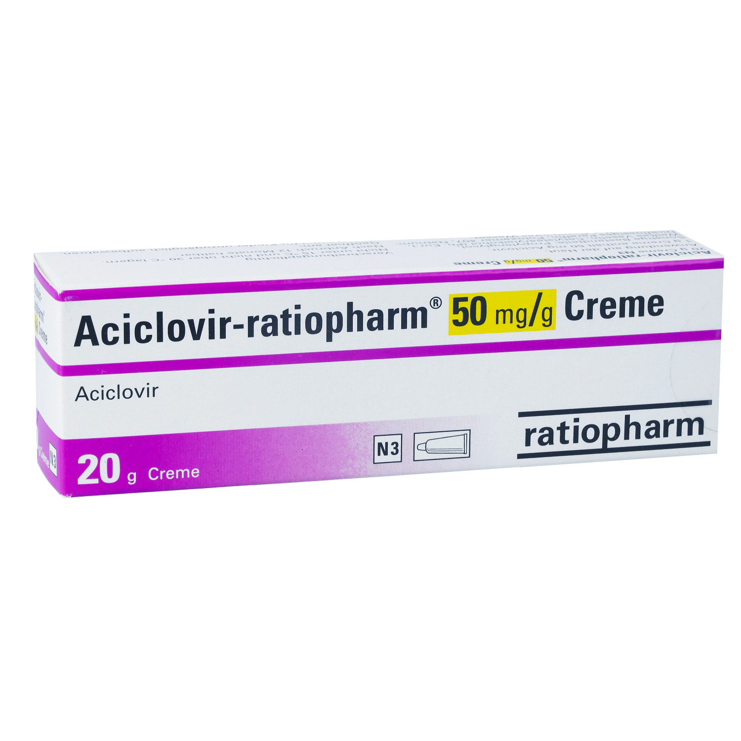ACICLOVIR-ratiopharm 50 mg/g Creme